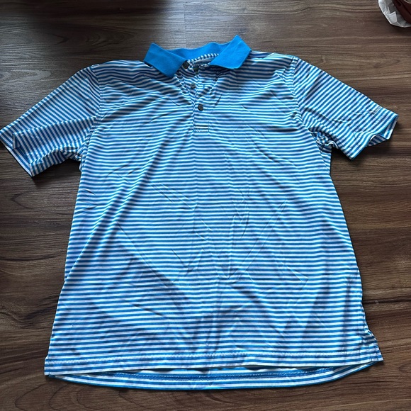 Striped golf polo - Picture 1 of 3